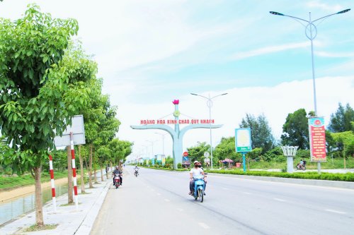 1. Tuyến đường nối Quốc lộ 1A với đường Gòng – Hải Tiến, huyện Hoằng Hóa..jpg